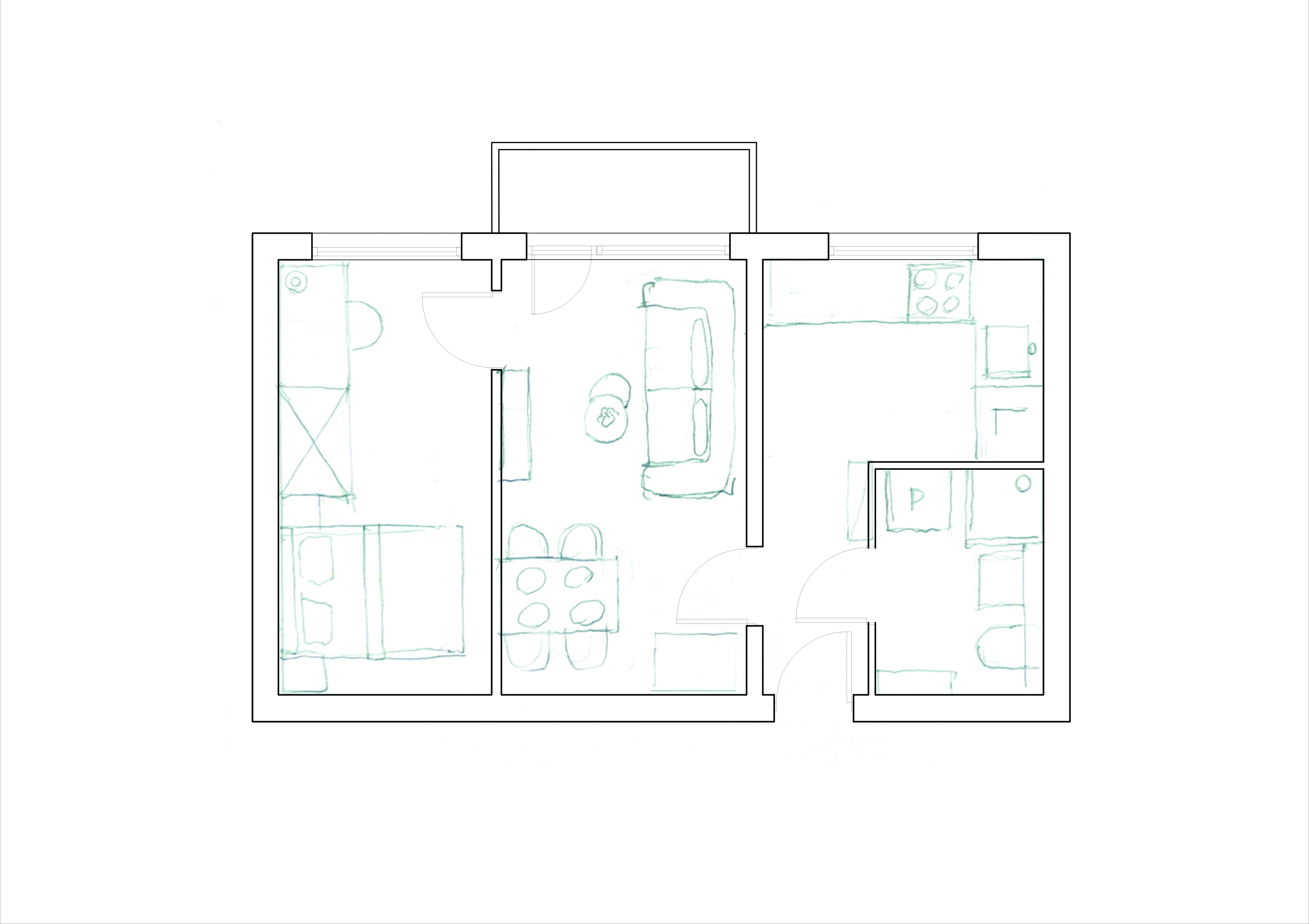 Layout comparison — Szkic